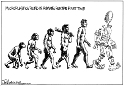 MICROPLASTICS IN HUMANS by Joe Heller