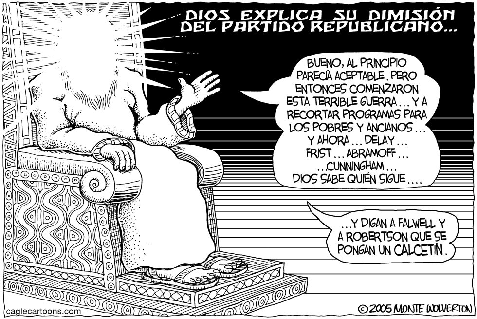 Dios renuncia al Partido Republicano
