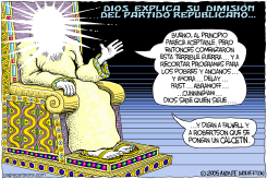 DIOS RENUNCIA AL PARTIDO REPUBLICANO / by Monte Wolverton