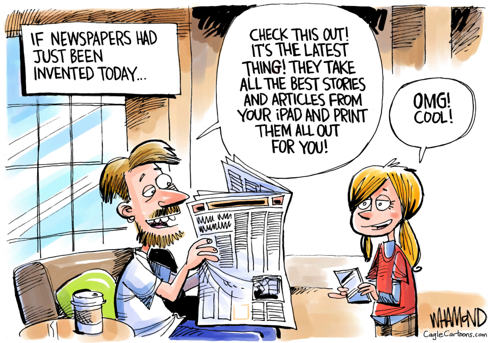 Newspapers are the Latest Thing