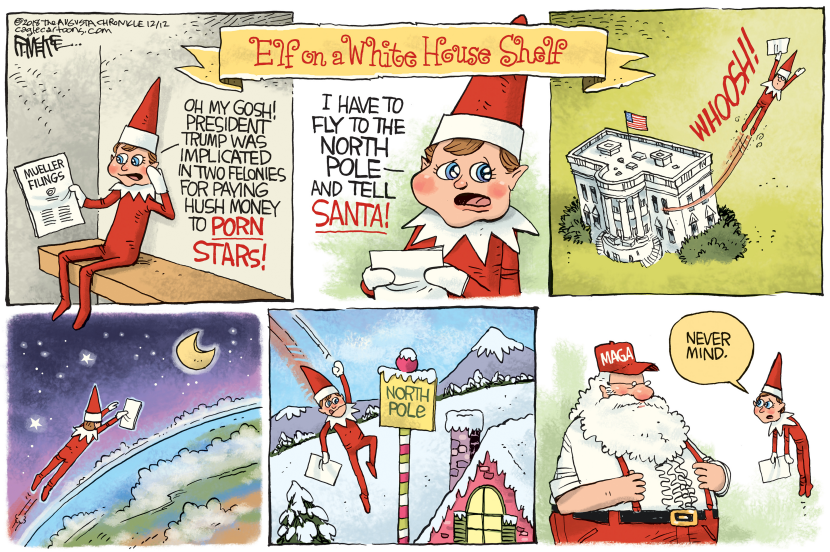 Elf On A White House Shelf