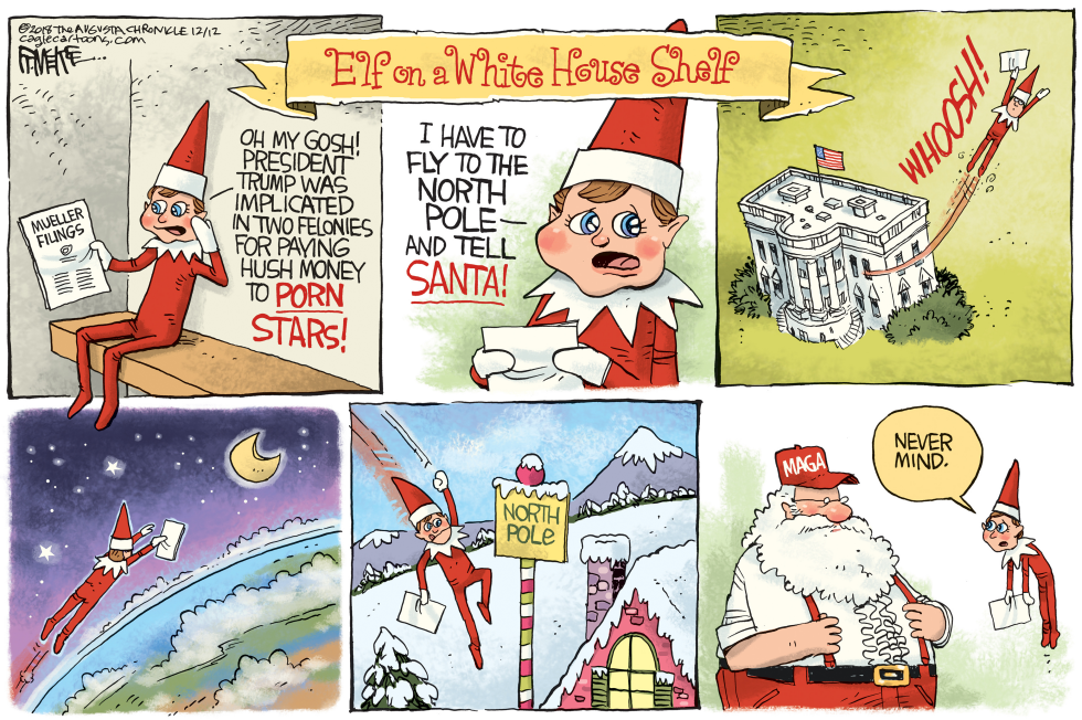 Elf On A White House Shelf