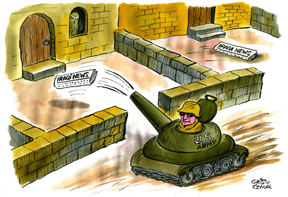 Paperboy in Baghdad - COLOR