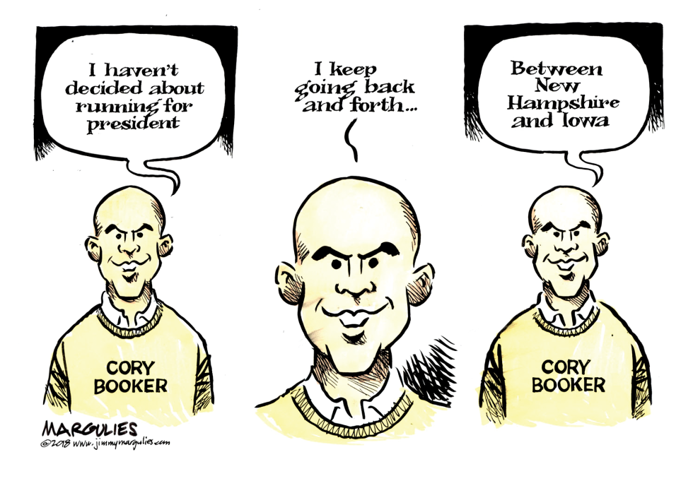  CORY BOOKER FOR PRESIDENT by Jimmy Margulies