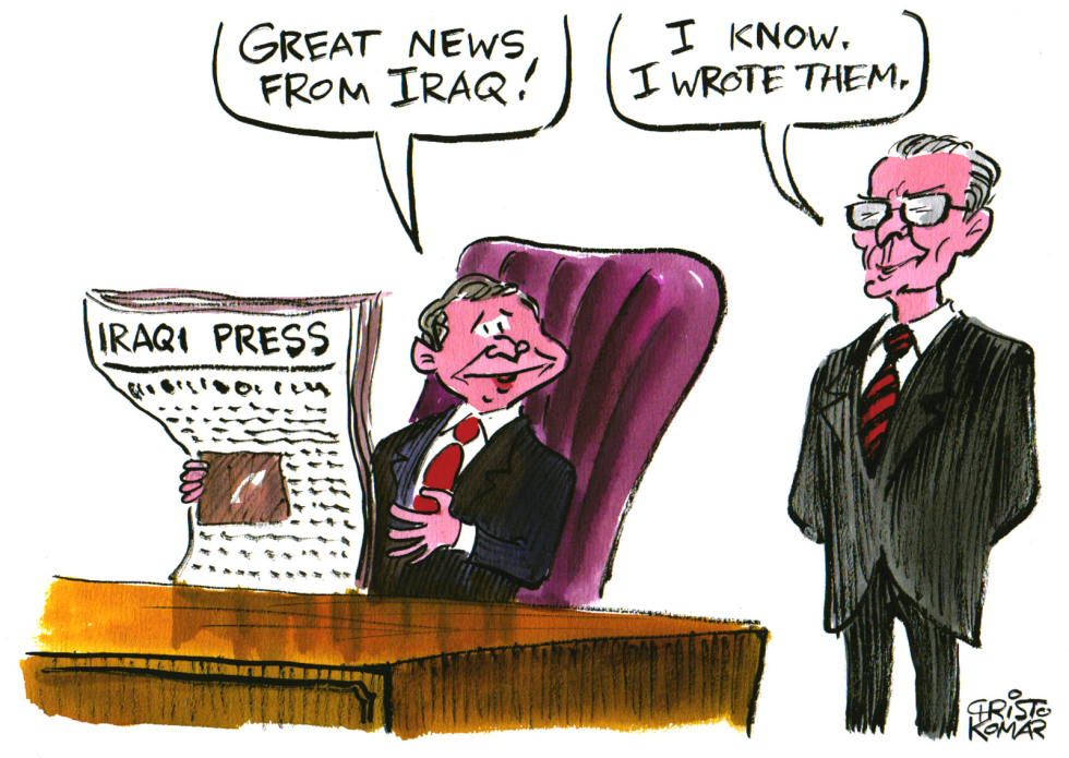 Rumsfeld's good news - COLOR