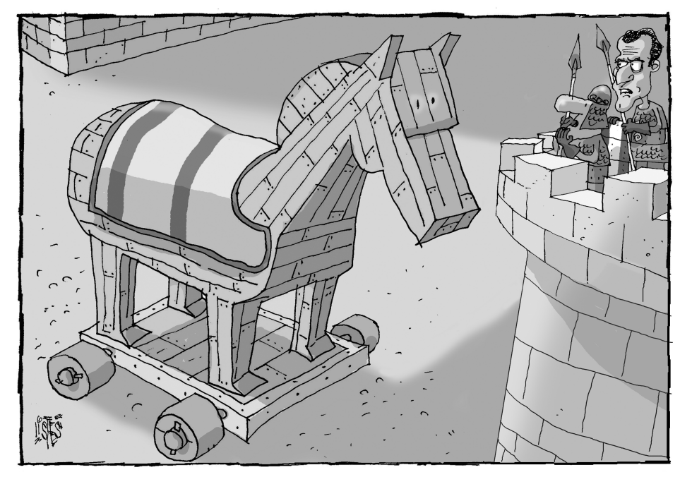 trojan horse and Macron