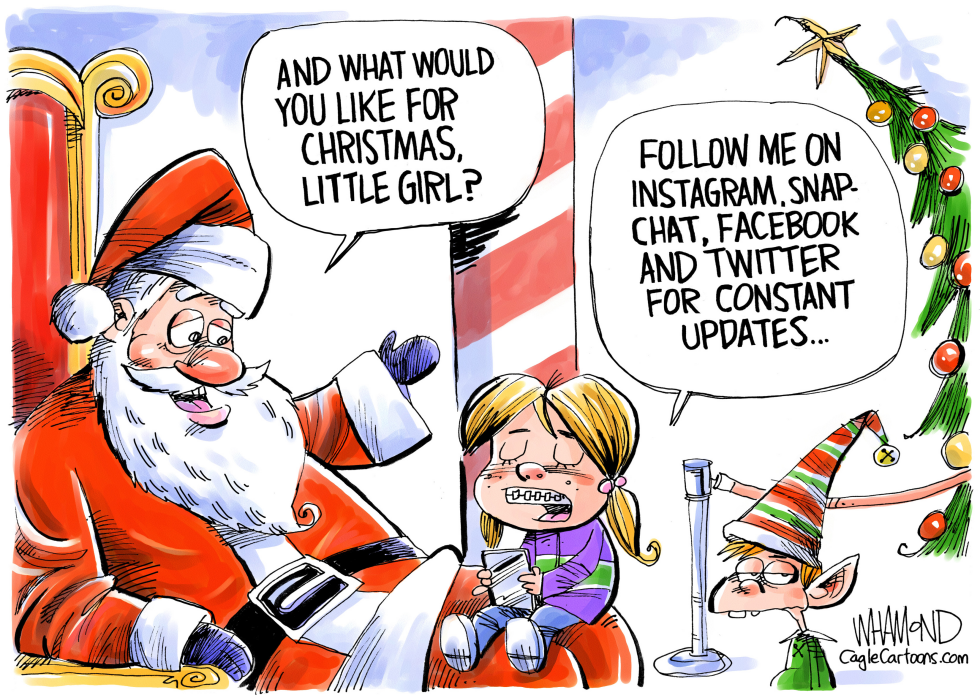 Santa Follow Me on Instagram