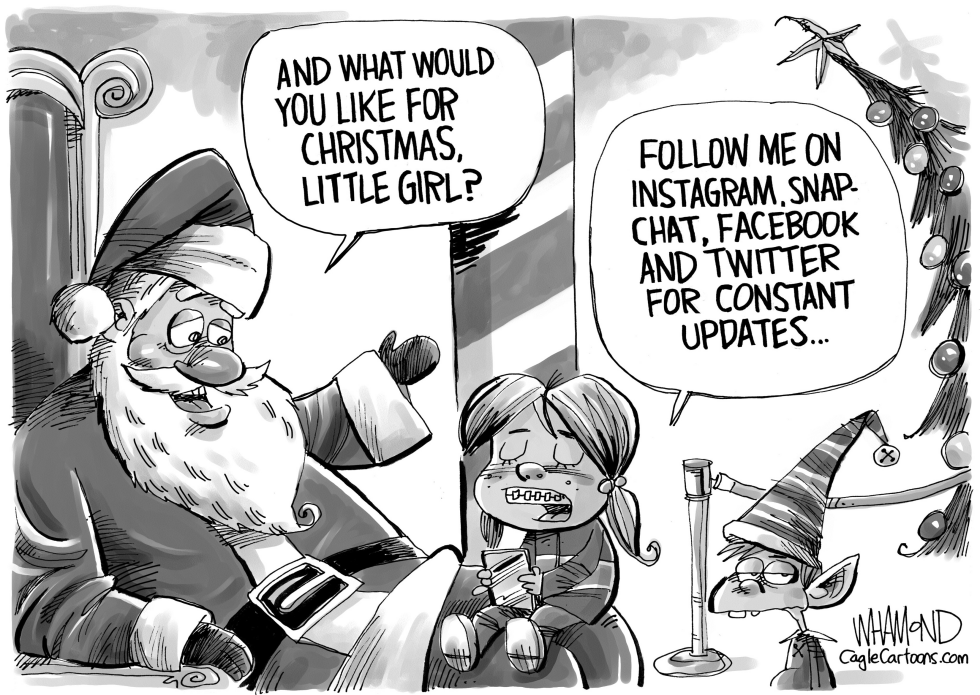 Santa Follow Me on Instagram
