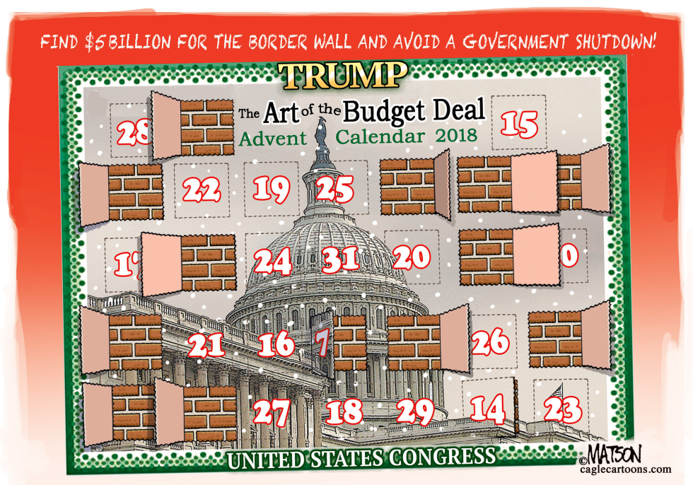 Trump Border Wall Advent Calendar