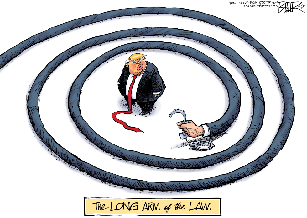  TRUMP SPIRAL by Nate Beeler