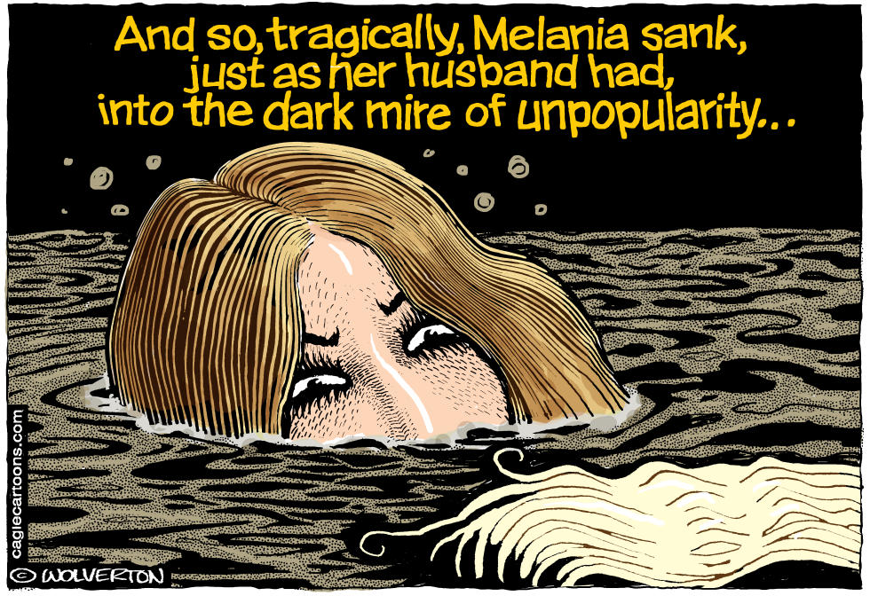  MELANIA APPROVAL DECLINE by Wolverton