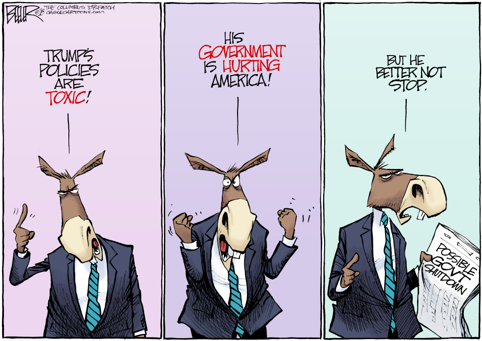  GOVERNMENT SHUTDOWN by Nate Beeler