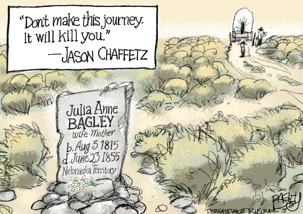  MORMON PIONEERS by Pat Bagley