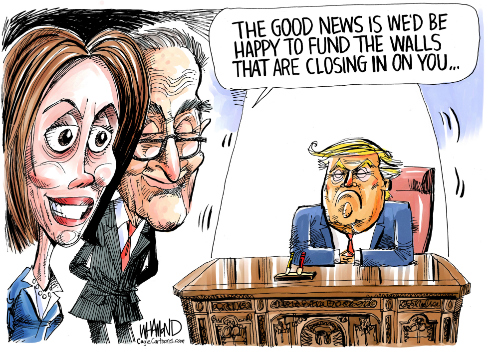 Pelosi Schumer wall funding