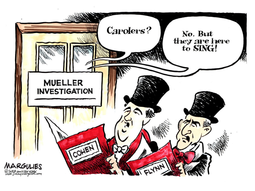 Cohen and Flynn sing