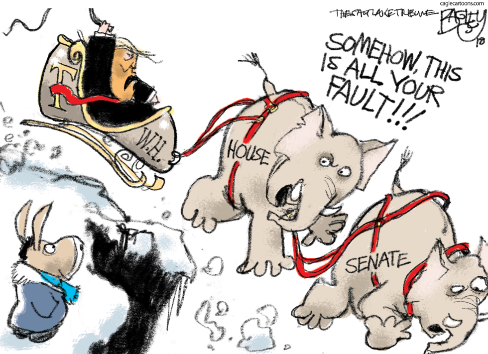  TRUMP SHUTDOWN by Pat Bagley