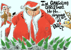 SANTA SHUT DOWN by Frank Hansen