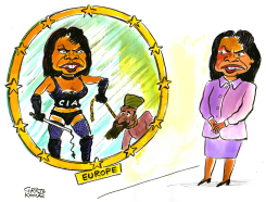 CONDI IMAGE IN EUROPEAN MIRROR -  by Christo Komarnitski
