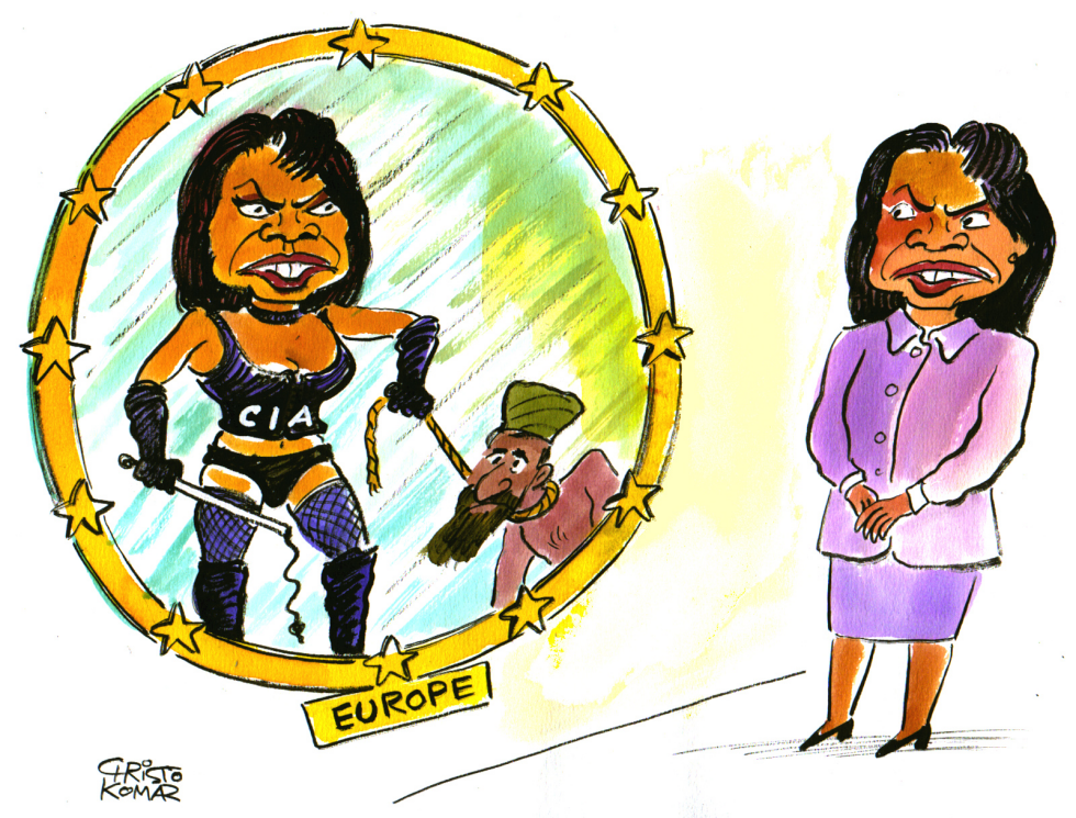 Condi Image in European Mirror - COLOR