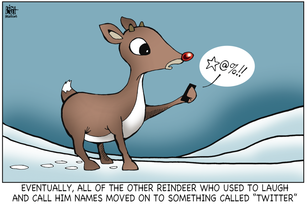 RUDOLPH BULLIED ON TWITTER