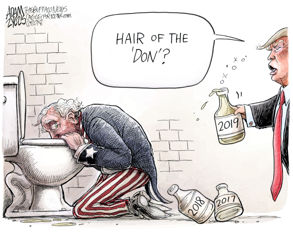  THE HANGOVER by Adam Zyglis