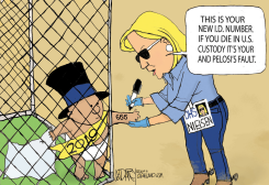 BABY NEW YEAR AT THE BORDER by Jeff Darcy