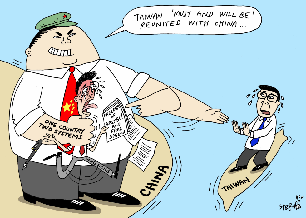 China intimidating Taiwan