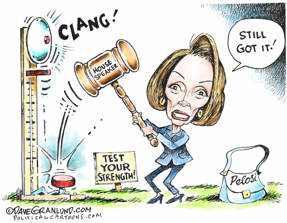  PELOSI HOUSE SPEAKER AGAIN by Dave Granlund