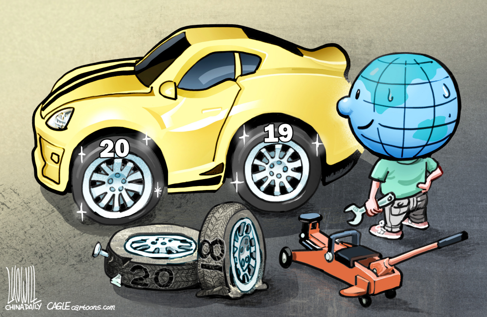 Changing tires