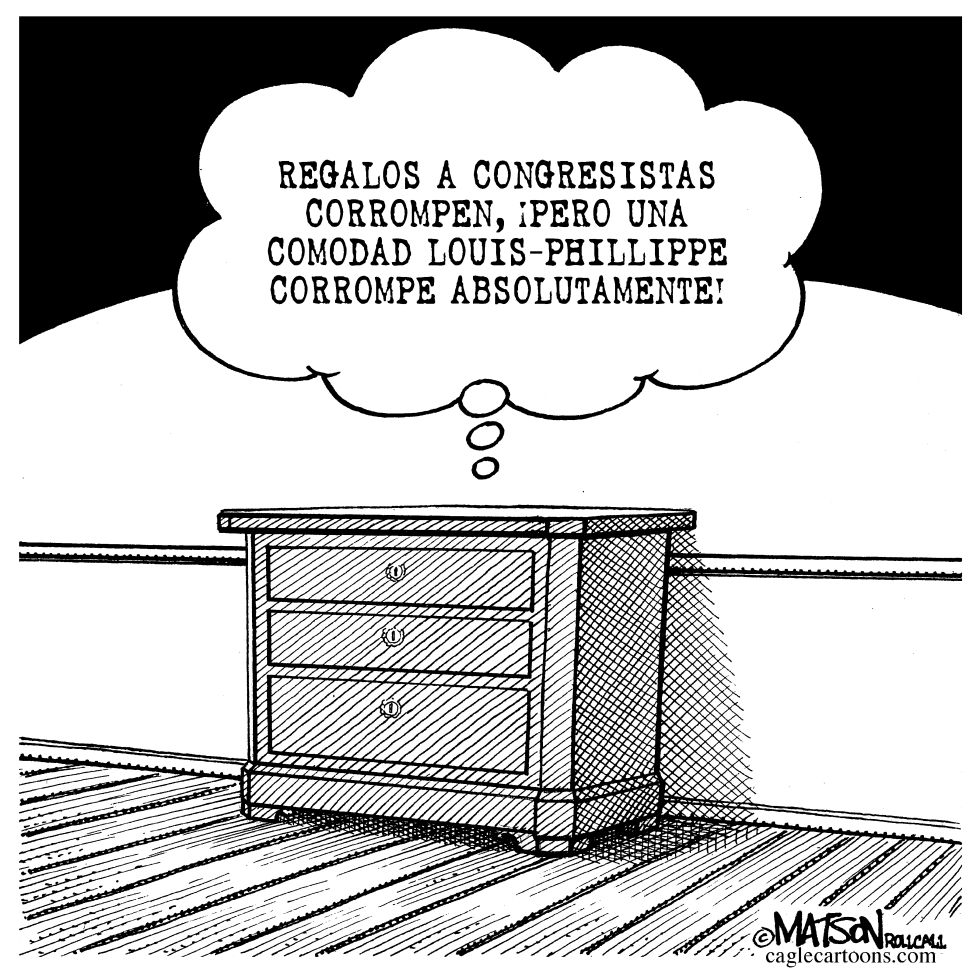  UNA COMODA QUE CORROMPE CONGRESISTAS by RJ Matson