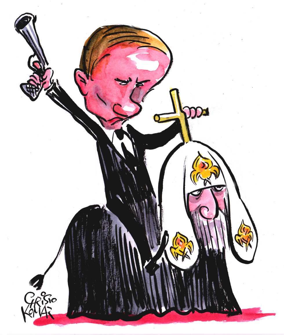  PUTIN AND CHURCH by Christo Komarnitski