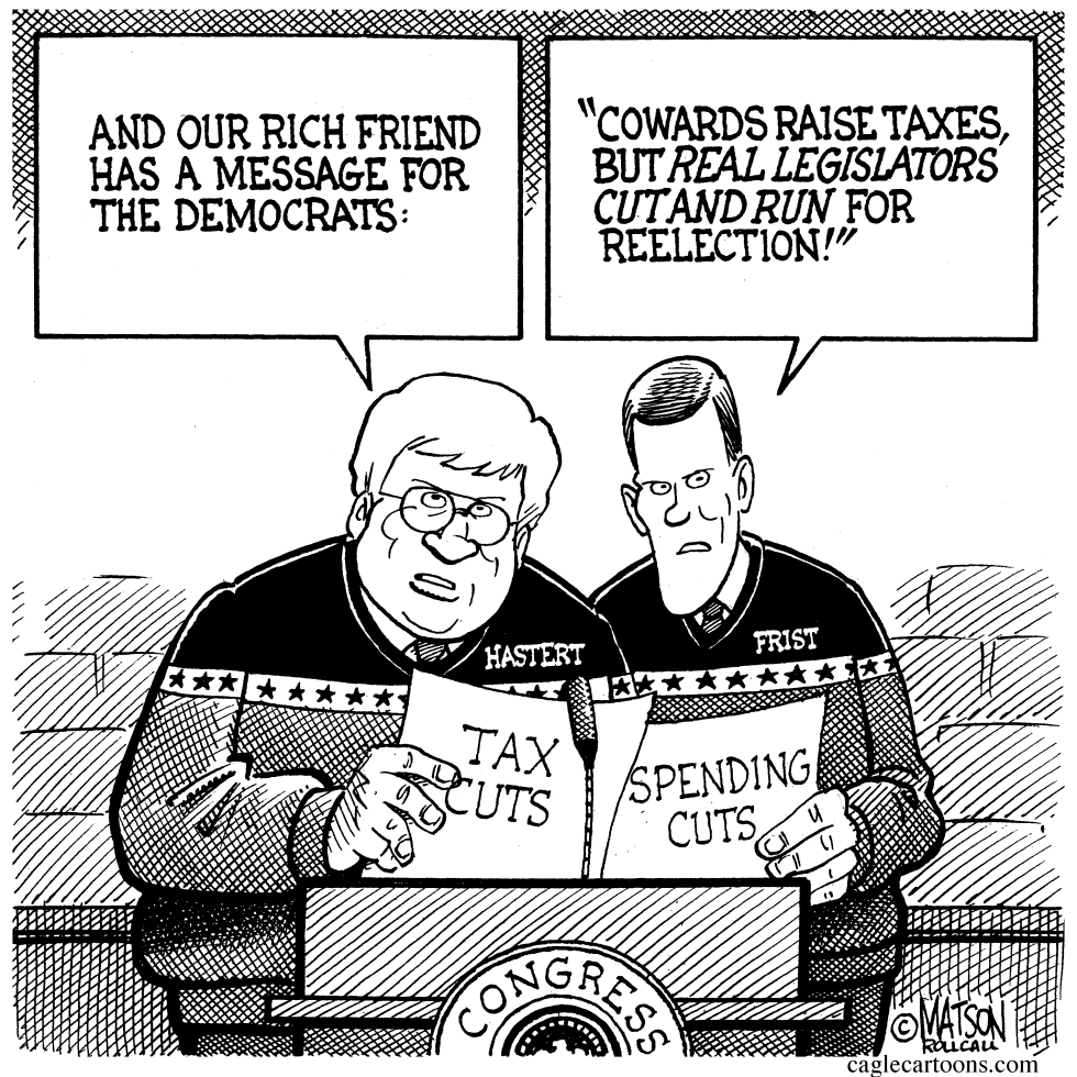  CUT AND RUN REPUBLICANS by RJ Matson