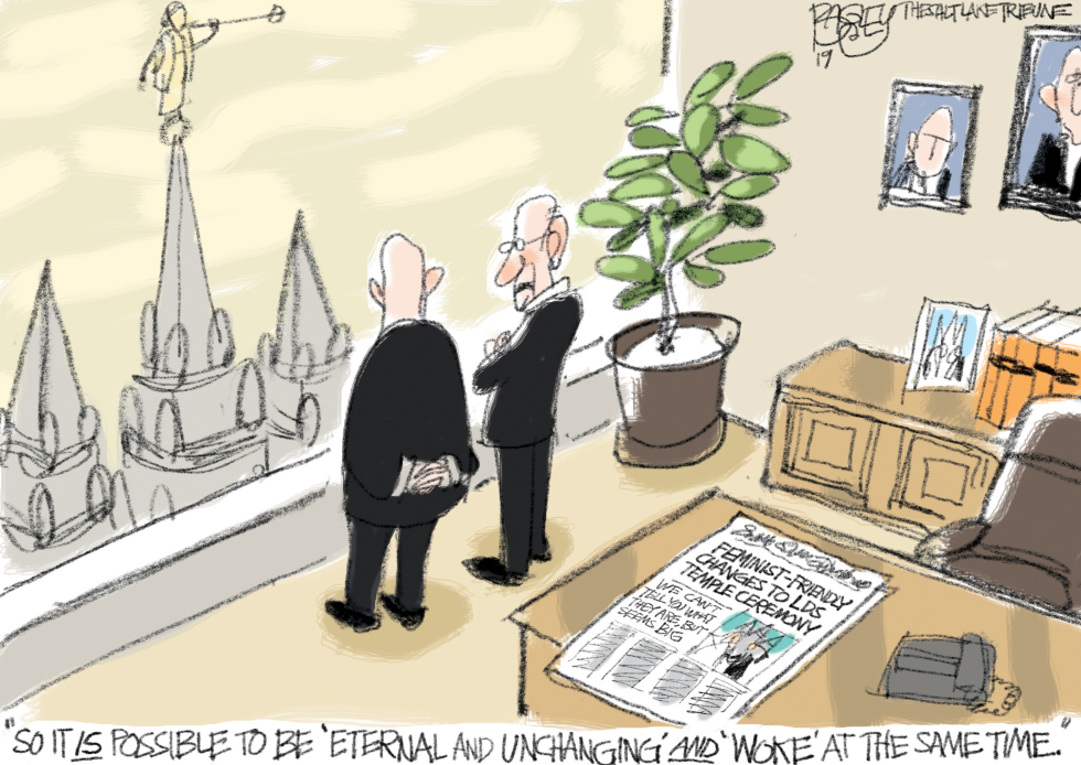  LOCAL MORMON TEMPLE by Pat Bagley