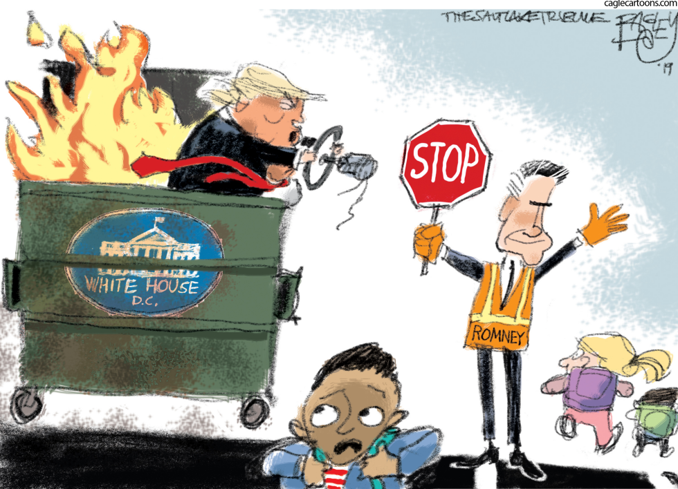  TRUMP ROMNEY by Pat Bagley