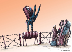IMMIGRATION REFUGEES AND BODERS by Vladimir Kazanevsky