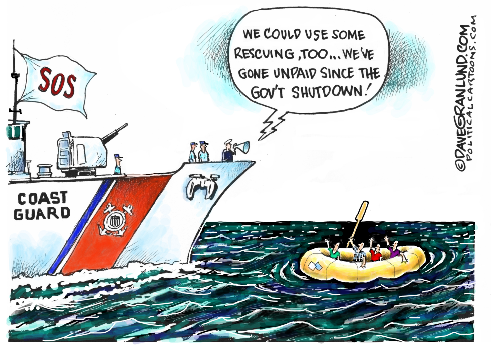 USCG unpaid during shutdown