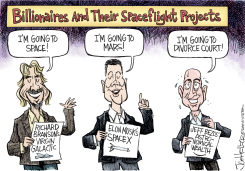 JEFF BEZOS DIVORCE by Joe Heller