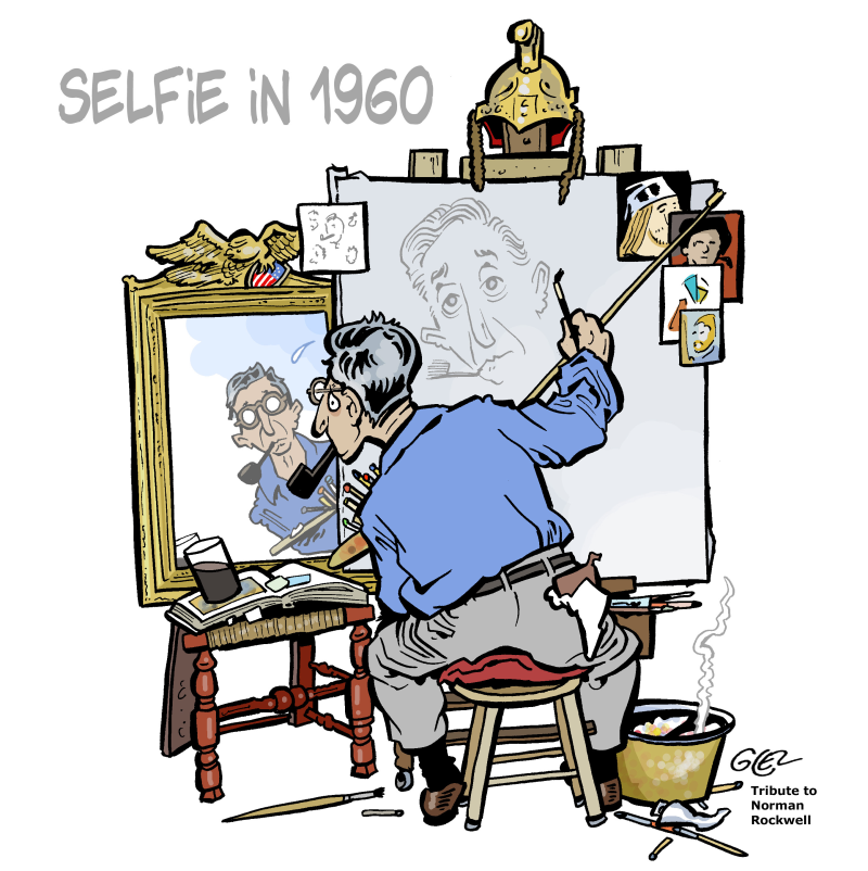 Selfie, Damien Glez,Journal du Jeudi, Ougagadougou, Burkina Faso,selfie,norman rockwell