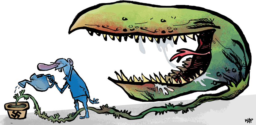 Feeding the fascism