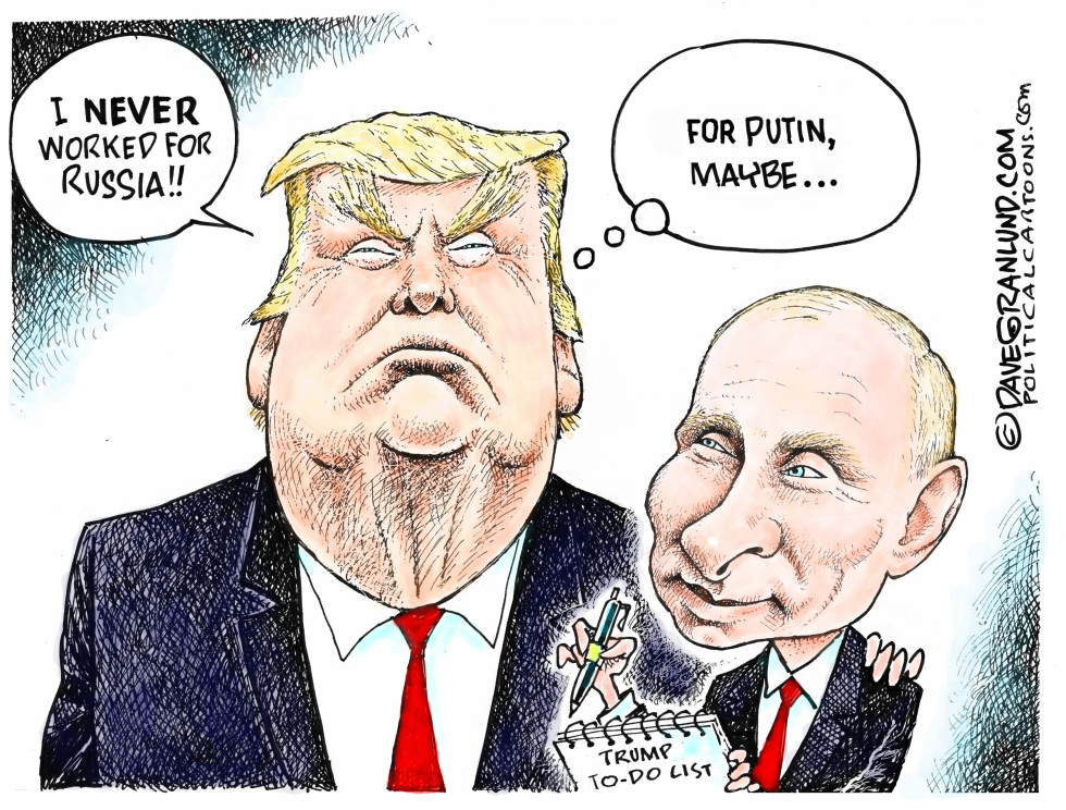 Trump denies working for Russia