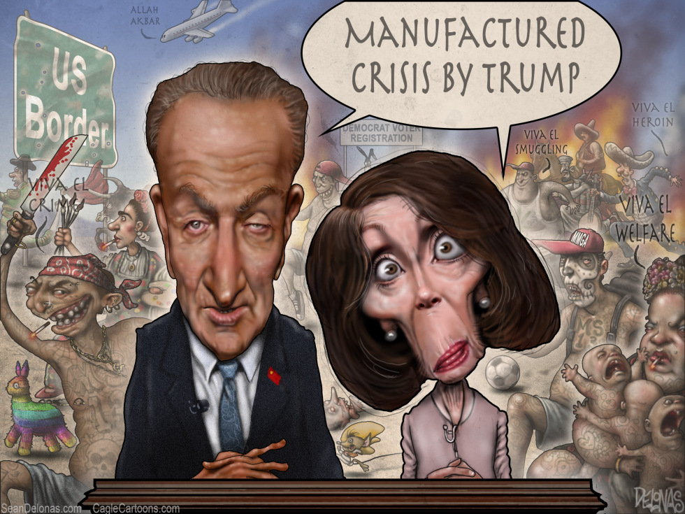 Schumer Pelosi Wall