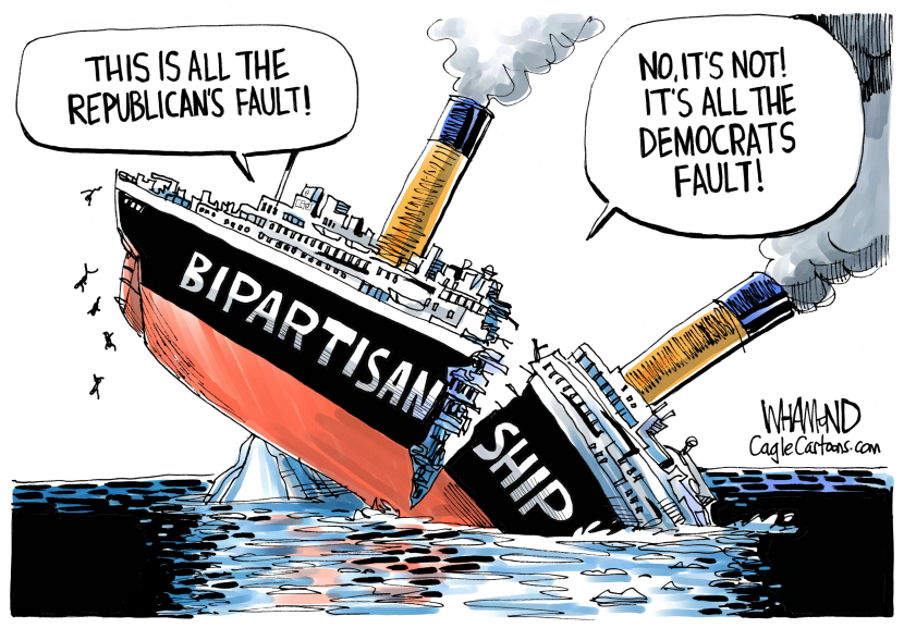Bipartisan Ship Hits Iceberg