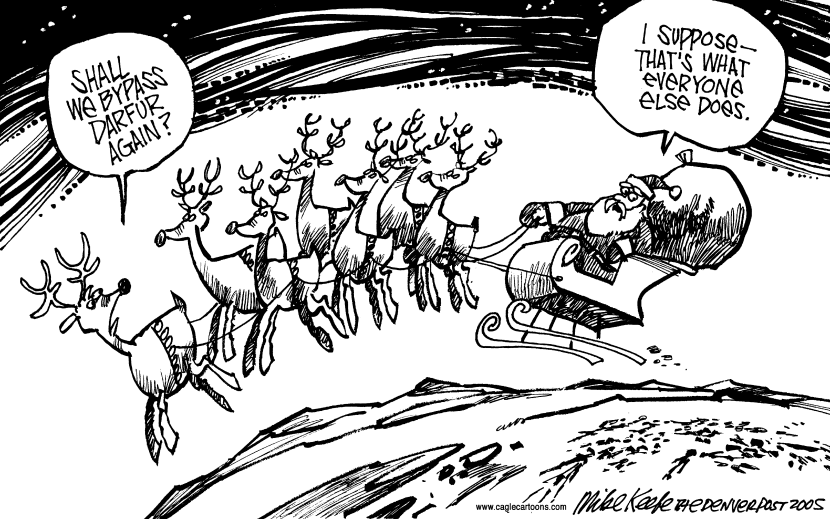 Santa over Darfur