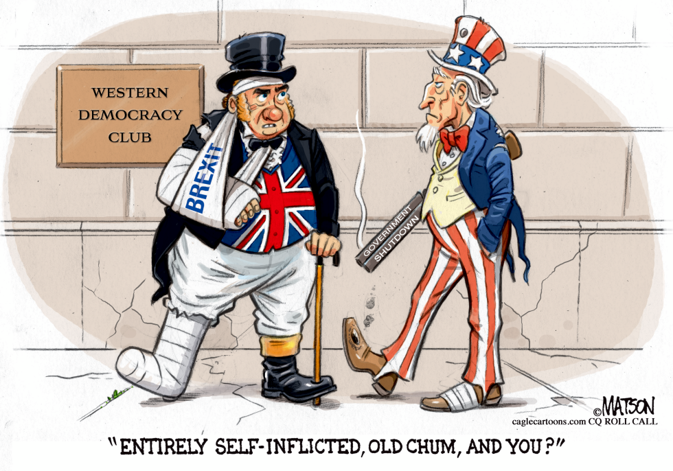 Western Democracy Self Inflicted Wounds