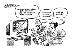 U S LAGS IN SCIENCE EDUCATION by Jimmy Margulies
