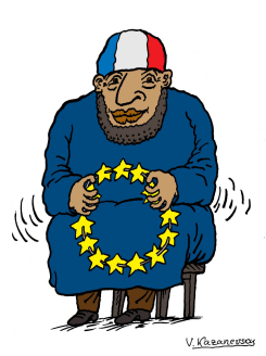 MIGRANTS IN EUROPE by Vladimir Kazanevsky