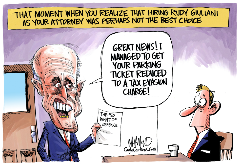  GIULIANI AT LAW by Dave Whamond