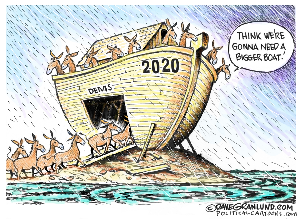  DEM CANDIDATES 2020 by Dave Granlund