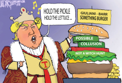 GIULIANI BARR TRUMP BURGER by Jeff Darcy