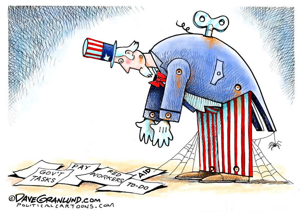  SAM SHUTDOWN by Dave Granlund